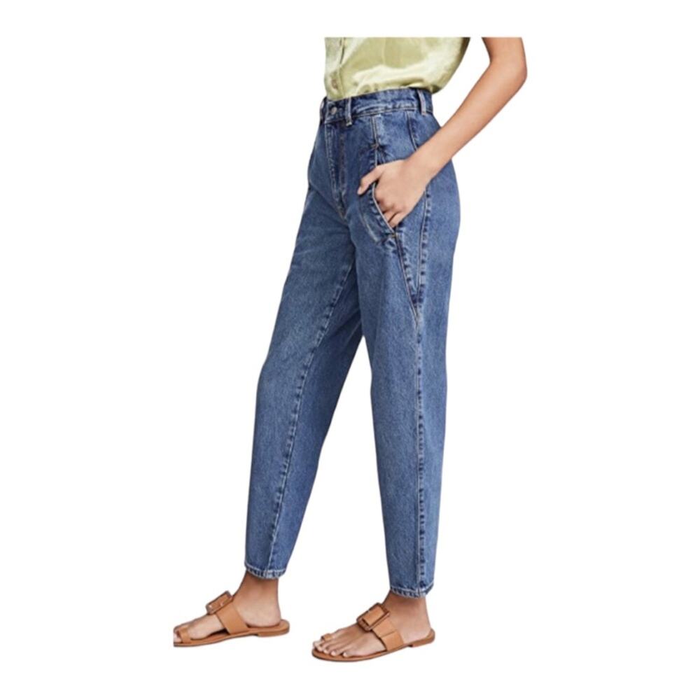 Boyish Parker Jeans City Lights Wash High Rise Rigid Slim Tapered Leg Size 26